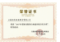 保安服务行业最具综合实力奖