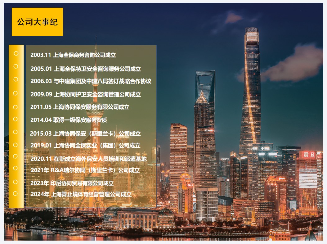 公司大事记